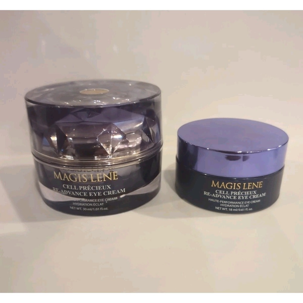 Magis Lene Cell Precieux Re-Advance Eye Cream 2 Pc Set 1.01oz + .61oz New no box